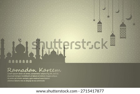 Ramadan Design Poster, creative Ramadan Arabic artwork for social media.