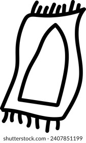 Diseño de Ramadán, dibujo de la línea vectorial del ornamento islámico, ilustración del vector de traza de una sola línea del festival islámico, tarjeta de saludo Ramadan Kareem 