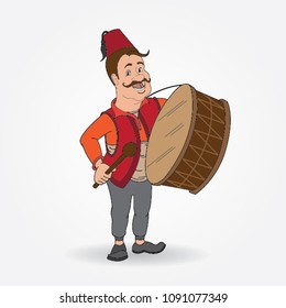 Ramadan drummer vector 