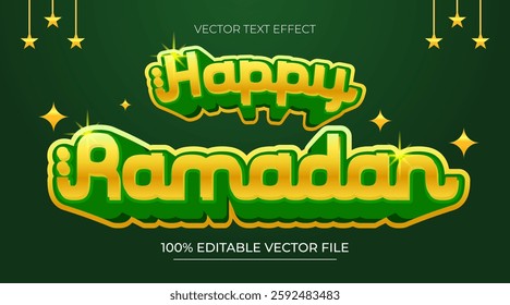 Ramadan Editable Text Effect Design Template