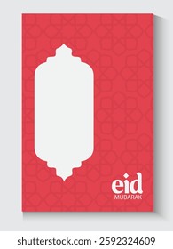 Ramadan and Eid greeting cards background with copy space,Eid Al-Fitr Mubarak, Ramadan Kareem, Islamic Style Greeting Background Collection with Arabic Ornaments in Modern design with geometric shape.