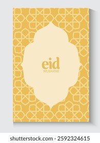 Ramadan and Eid greeting cards background with copy space,Eid Al-Fitr Mubarak, Ramadan Kareem, Islamic Style Greeting Background Collection with Arabic Ornaments in Modern design with geometric shape.