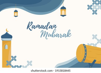 Ramadan eid mubarak Bannerdesign