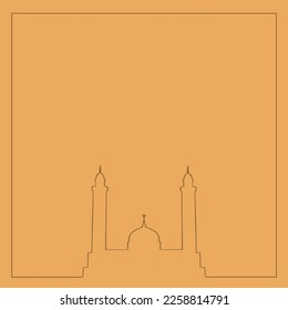 Ramadan oder Eid Mubarak mit dunklem Hintergrund Vorlage. Grafikdesign der Vektorgrafik.