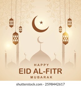 Ramadan Eid Mubarak Template is a beautifully designed template perfect for social media posts, greeting cards, and invitations.