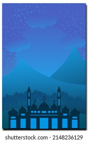 antecedentes especiales de ramadán. puede utilizarse como fondo de fondo de fondo de fondo o de afiches o cualquier otra cosa