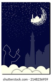 Ramadan and Eid special background. Can be used as wallpaper or poster and greeting card, 