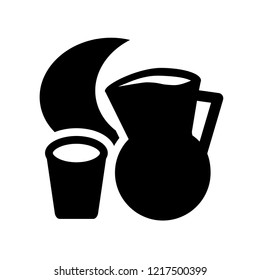 Ramadan Fasting icon. Trendy Ramadan Fasting logo concept on white background from Religion collection. Suitable for use on web apps, mobile apps and print media.