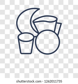 Ramadan Fasting icon. Trendy Ramadan Fasting logo concept on transparent background from Religion-2 collection