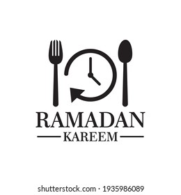 ramadan fasting vector , ramadan logo