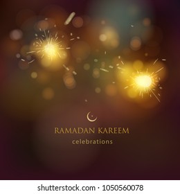 Ramadan fireworks night