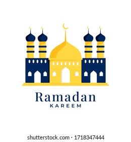 Ramadan flat design illustration concept