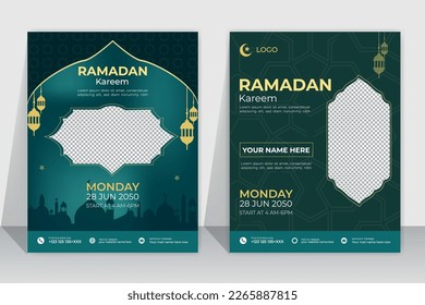 ramadan flye Template. für eine nachsichtigere Partei. Ramadan verkauft Social Media und Marketing Post. Vorlage für Social-Media-Banner.