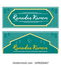 Ramadan flyer concept template. Background Vector Illustration