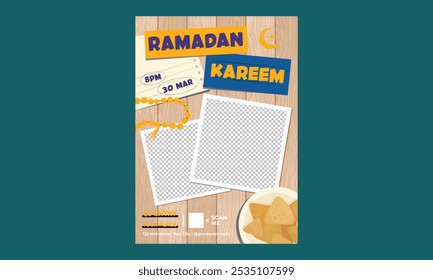 Ramadan Flyer. Vector illustration design for Poster, Banner, Flyer, Greeting, Card, Post, Cover.