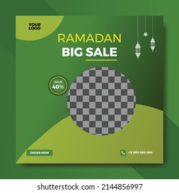 ramadan food banner ads. editable ramadan social media post template.