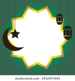 Ramadan frame shapes Vector Illustration
