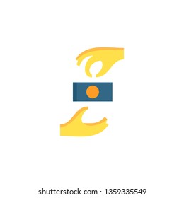 ramadan give flat icon