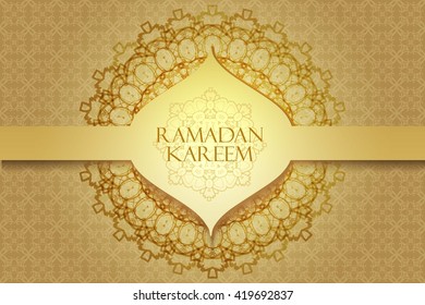 Ramadan graphic background. Vector illustration