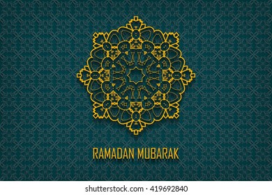 Ramadan graphic background. Vector illustration