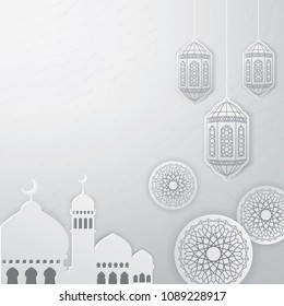 Ramadan greeting card background