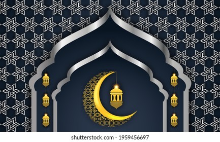 Ramadan greeting Card Illustration, background, flyer,illustration, brochure and sale background