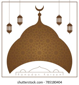 Ramadan greeting card Islamic background