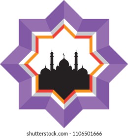 Ramadan greeting card template