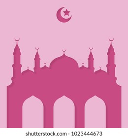 Ramadan greeting card vector