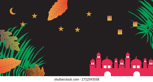 Ramadan Grußkarten. Eid Al Fitr Grußkarten Vektorillustration Illustration. Islamische Vorlage