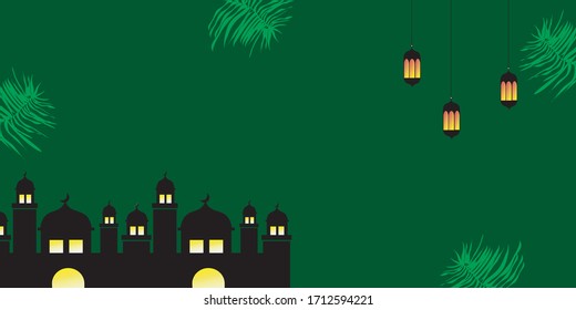 Ramadan greeting cards. Eid Al Fitr greeting cards vector illustration. Islamic template
