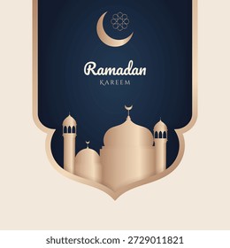 Ramadan Grußkarten mit Moschee