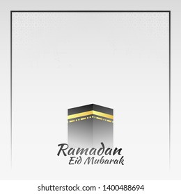 Ramadan greeting or invitations design islamic,stars and moon on gold, green and violet background. Place for text.  Vector illustration.