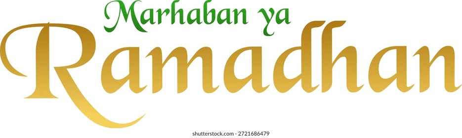 Ramadan Greeting Islamic Vector, calligraphy