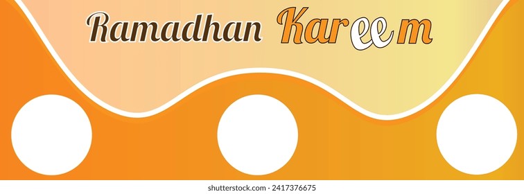 Ramadan greeting vector, for banner design