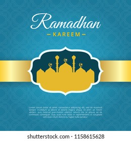 Ramadan Greeting/Happy Ied Mubarak Background