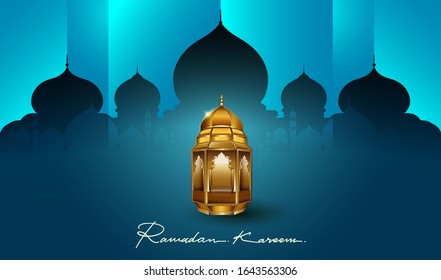 Ramadan greetings background, Elegant greetings card design template, place for text greeting card and banner for Ramadan kareem.
