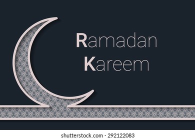 Ramadan greetings background. Eps10 vector for your design