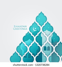 Ramadan greetings design