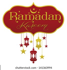 Ramadan greetings in english script.