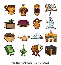 Ramadan Hand Drawn - Colored