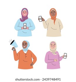 Conjunto de Colección de Personajes Humanos de Ramadán