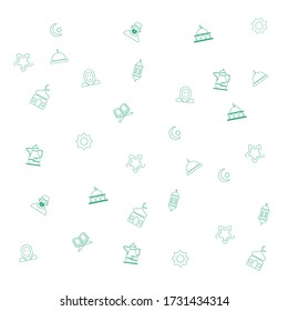 Ramadan icon background design for Islamic banner design
