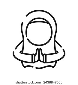 Ramadan Icon Line Vector Design