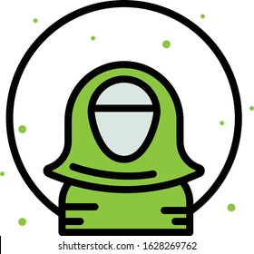 Ramadan icon. Muslim islam prayer and ramadan kareem thin line icon. Modern flat style symbols isolated on white for infographics or web use. 