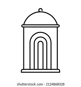 ramadan icon set image with line style