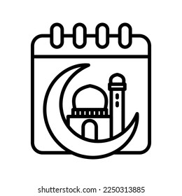 Ramadan icon. sign for mobile concept and web design. vector illustration