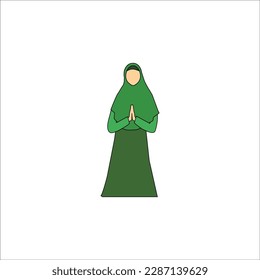 Ramadan Icon Vector Line Flatts