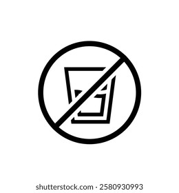 Ramadan icon. vector prohibited from eating and drinking on a white background. event, fasting time, time, fasting. Line design style