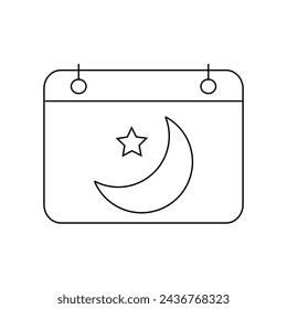 Ramadan icons can be used as poster material